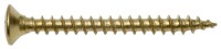 SWG Spanplattenschraube PZ Linsensenkkopf 5 x 60 mm Stahl vermessingt 100 Stück