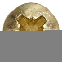 SWG Spanplattenschraube PZ Linsensenkkopf 5 x 60 mm Stahl vermessingt 100 Stück