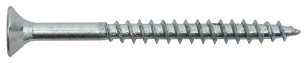 SWG Spanplattenschraube, verzinkt Stahl, 6 x 200 mm, Senkkopf Z3, Teilgewinde, 100 Stück