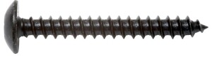 Torbandschraube TX Linsenkopf schwarz verzinkt 6x30 100...