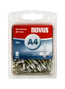 Blindnieten Aluminium Ø 4x8 mm 70 Stück