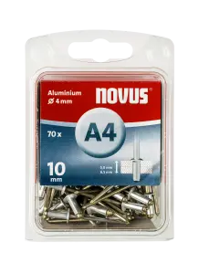 Blindnieten Aluminium Ø 4x10 mm 70 Stück