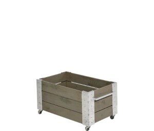 Pflanzkasten Blumenkasten mit Rädern 87x50x45 cm -...