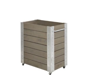 Pflanzkasten Blumenkasten mit Rädern 87x50x95 cm -...