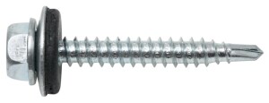 SWG Bohrschraube 4,8 x 25 mm verzinkt Graphitschwarz RAL...