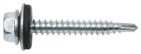 SWG Bohrschraube 4,8 x 25 mm verzinkt Graphitschwarz RAL 9011 Sechskantkopf 200 Stück