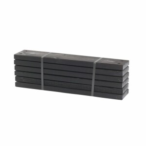 Pipe Planken Schwarz 60 cm 6 Stück...