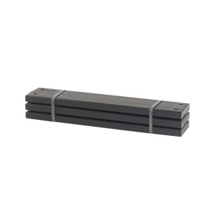 Pipe Planken Schwarz 60 cm 3 Stück...
