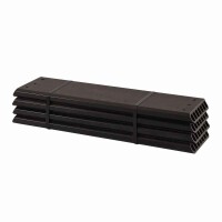 Pipe Planken Schiefergrau WPC 60 cm 3 Stück Gartenzubehör Hochbeet Gartenartikel