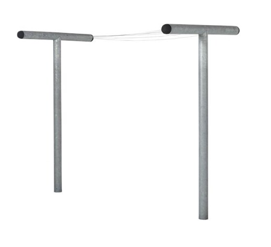 Pipe Trockengestell Stahl pulverbeschichtet 184x58x97 cm klappbar Wäschetrockner