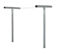 Pipe Trockengestell Stahl pulverbeschichtet 184x58x97 cm klappbar Wäschetrockner
