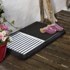 Cubic Fußabtreter mit Rahmen 48x88 cm Höhe 4...
