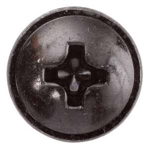 SWG Blechschraube 4,8 x 25 mit PH Flachrundkopf, schwarz...