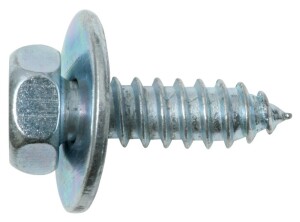 Blechschrauben mit Scheibe Sechskantkopf verzinkt 4,8 x...