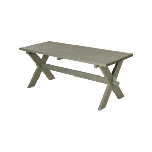 Plus Gartentisch 177cm Farbgrundiert Graubraun aus...