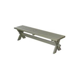PLUS Nostalgie Gartenbank 177cm Graubraun –...