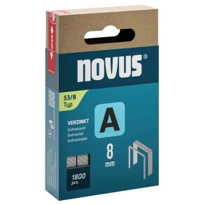 Novus Feindrahtklammer A Typ 53 Klammer B 11,3 mm 8 mm...