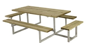 Gartenmöbel-Set Basic 260cm mit 2 Anbausätzen,...