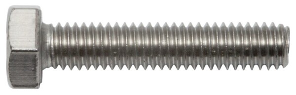 SWG Gewindeschraube M6 x 60 Sechskantkopf Edelstahl A2 Innensechskant DIN 933 25 Stück