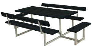 Gartenmöbel-Set Basic 260cm mit 2 Anbausätzen...