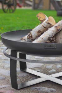 CookKing Stahl Feuerschale Viking 60 | Schwarz | Ø...