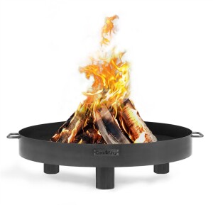 CookKing Stahl Feuerschale Tunis 60 | Schwarz | Ø...