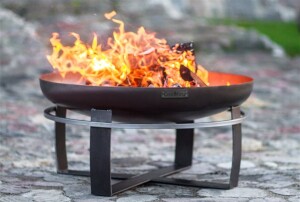 CookKing Stahl Feuerschale Viking 80 | Schwarz | Ø...
