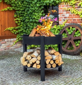 CookKing Stahl Feuerschale Montana 80 hoch | Inkl....