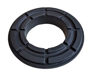 Niwaki Gummifüße für Leiter | 3er-Set | Schwarz | 10,5x10,5x3 cm