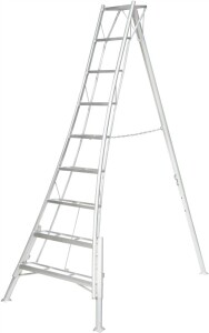 Niwaki Höhenverstellbare Gartenleiter Aluminium...