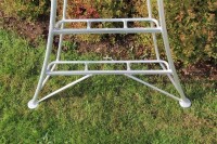 Niwaki Gartenleiter Aluminium 3-Holm | Silber | 231x147,5x303 cm | Leicht & Stabil