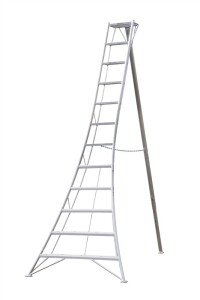 Niwaki Gartenleiter Aluminium 3-Holm | Silber |...