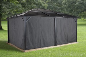 Sojag Vorhang-Set für Meridien 1216 Dunkelgrau