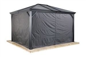 Sojag Vorhang-Set für Ventura 1014 Dunkelgrau
