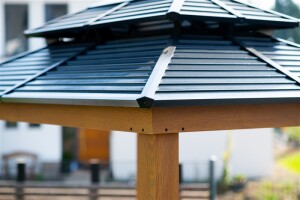 Sojag Pavillon BBQ Maui Holzoptik 158x249x278cm