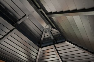 Sojag Pavillon BBQ Maui Holzoptik 158x249x278cm