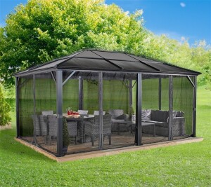Sojag Pavillon Meridien 1216 Anthrazit 365x485x270cm