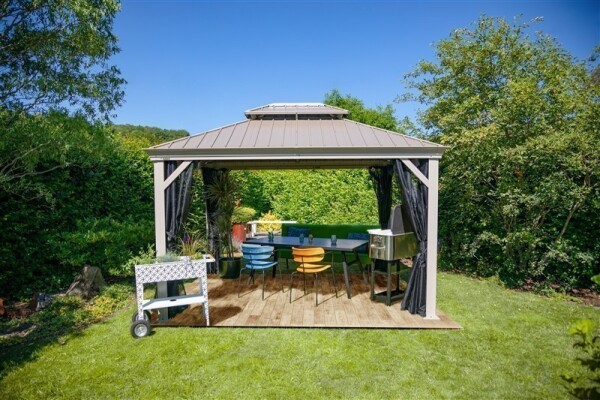 Sojag Pavillon Messina 1216 Champagner 363x483x307,1cm