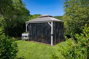 Sojag Pavillon Messina 1216 Champagner 363x483x307,1cm