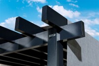 Sojag Pavillon Pergola Yamba 1016 Anthrazit 295x495x252,6cm - Aluminium Pergola mit Sonnensegel