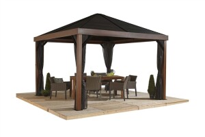Pavillon Valencia 12x12 mit Moskitonetz – Sojag...