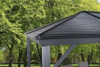 Pavillon Ventura 10x14 mit Moskitonetz – Sojag Basaltgrau, 295,5x423x261 cm