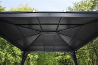 Pavillon Ventura 10x14 mit Moskitonetz – Sojag Basaltgrau, 295,5x423x261 cm
