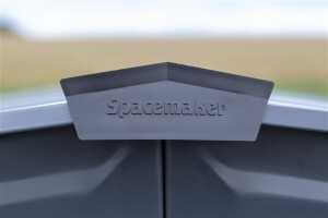Spacemaker Gerätehaus 54 Grau 122x151x198 cm