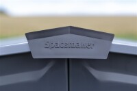 Spacemaker Gerätehaus 54 Grau 122x151x198 cm