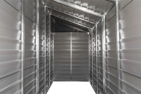 Spacemaker Gerätehaus Anlehnhaus 410 Grau 124x295x208 cm