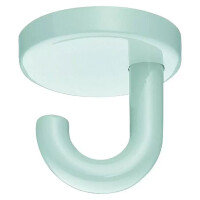 Häfele Garderobenhaken aus Polyamid – 1 Haken, Weiß, 40 mm