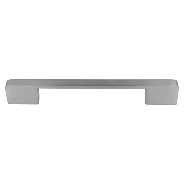 Häfele Möbelgriff aus Edelstahl – Bügelgriff, 158 x 24 x 10 mm, Lochabstand 128 mm, Gebürstet