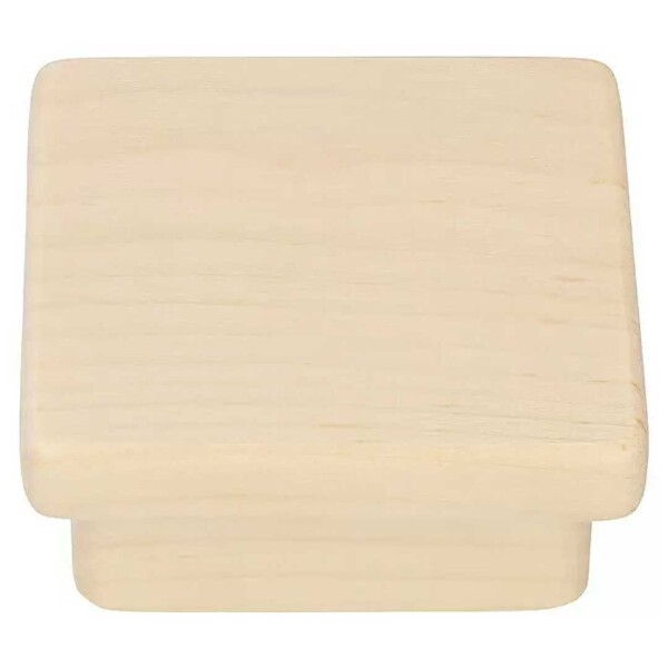 Häfele Möbelknopf – Ahornholz, Lackiert, 21 x 21 mm, Zeitloses Design