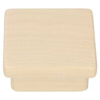 Häfele Möbelknopf – Ahornholz, Lackiert, 21 x 21 mm, Zeitloses Design